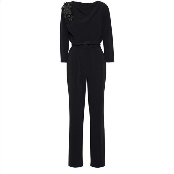 BADGLEY MISCHKA Embellished draped  jumpsuit - Picture 6 of 10